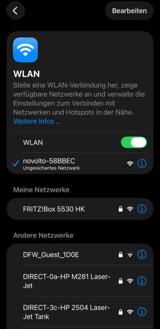 Connettere novolto Sense al Wi-Fi